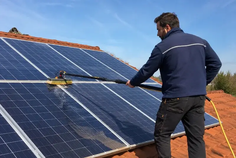 Nettoyage et entretien de panneaux solaires à Saint-André-de-Roquelongue